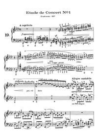 Etudes de concert N°1, 2 et 3 - Franz Liszt